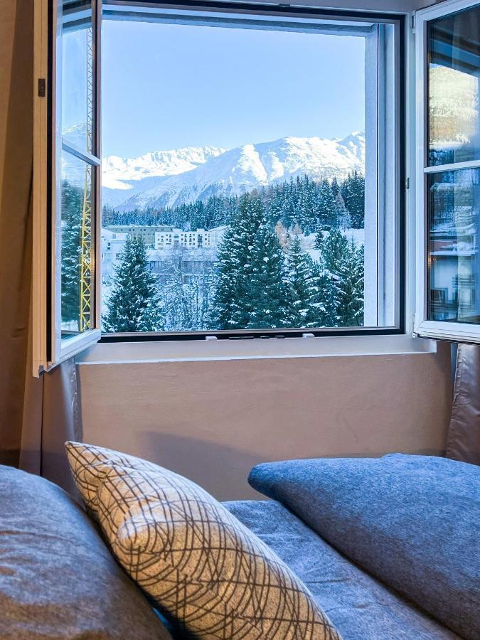 Swissme - 100Qm - Balkon - 2 Baeder - Parkplatz - Fussbodenheizung Apartment St. Moritz Exterior photo